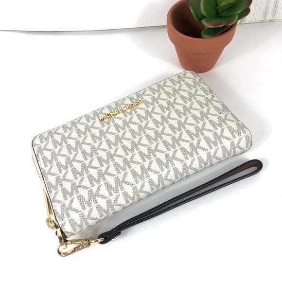 Michael Kors Large Flat Phone Case Wallet Wristlet - Picture 8 of 9